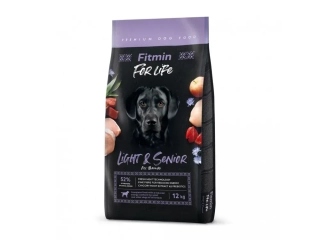 FITMIN DOG FOR LIFE SENIOR LIGHT 12 kg