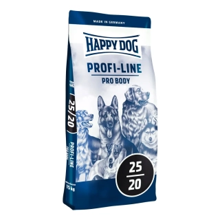 HAPPY DOG PROFI-LINE 25/20 PROBODY 15 Kg