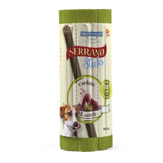 Serrano Dog Sticks Lamb, tyčinky 16 x 12 g