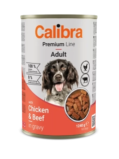 Calibra Dog Premium konzerva with Chicken&Beef 1240g