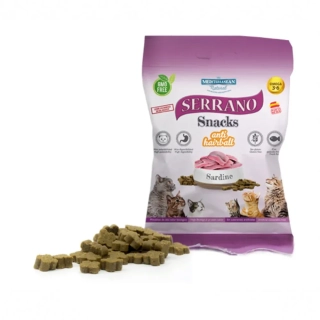 SERRANO Snack Cat AntiHairball Sardine 50 g